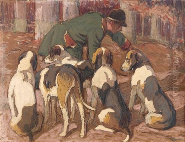 Valet De Chiens Et Chiens - view 1
