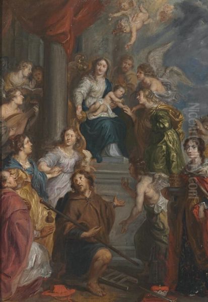 The Mystic Marriage Of Saint Catherine - view 1