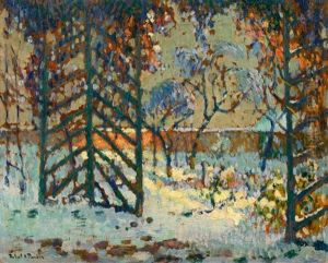 Jardin Sous La Neige by Robert Antoine Pinchon