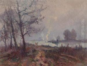 Bord De Seine, 1928 by Robert Antoine Pinchon