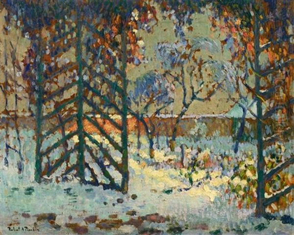 Garden Under Snow - view 1