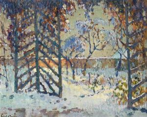 Garden Under Snow by Robert Antoine Pinchon