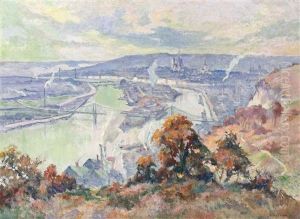 La Seine A Rouen En Automne