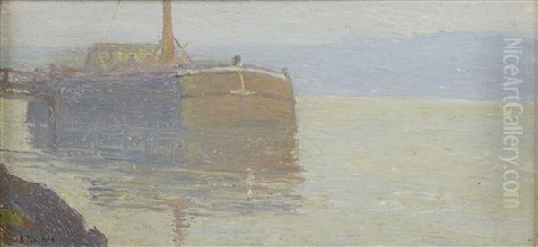 Chaland Sur La Seine - view 1