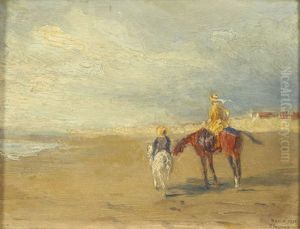 Cavaliers Sur La Plage A Berck