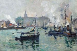 La Chapelle Notre-dame De Bon Secours Surplombant Le Port De Dieppe
