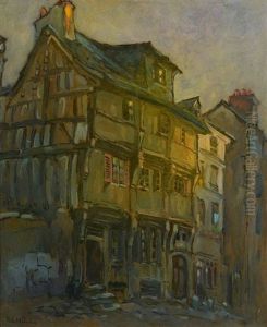 Maisons Du Vieux Rouen by Robert Antoine Pinchon