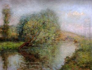Paysage A La Riviere by Robert Antoine Pinchon