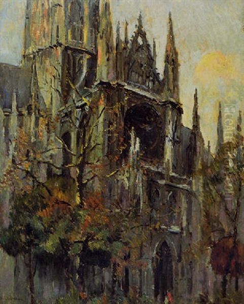 L'eglise Saint-ouen A Rouen - view 1