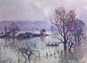 Inondation A Saint-martin De Boscherville