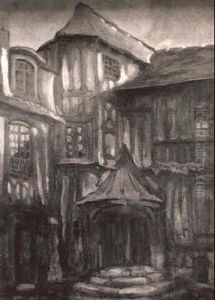 L'entree De La Maison by Robert Antoine Pinchon