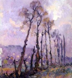 L'allee D'arbres (temps D'orage)