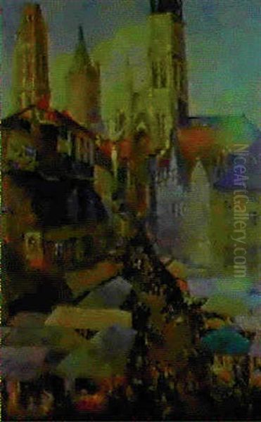 La Rue De L'epicerie A Rouen - view 1