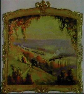 Le Pont Aux Anglais by Robert Antoine Pinchon