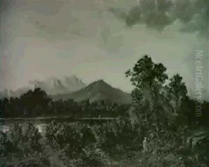 Glasshouse Mountains, Queensland by Henry Stow Pincott