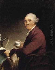 Portrait Of A Tea Drinker by Robert Edge Pine