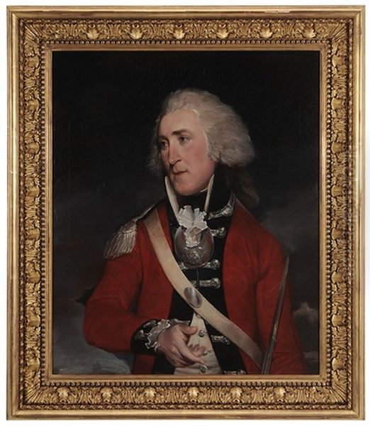 Captain Harry Burrard, Later The 1st Baronet Burrard (1755-1813), In The Uniform Of The 4th Battlion, 60th (royal American) Regiment Of Foot - view 1