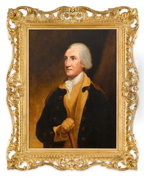Portrait Of George Washington (1732-1799) by Robert Edge Pine