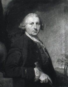 Portraits Of A Gentleman And Lady (mr. And Mrs. Robert Lloyd?) by Robert Edge Pine