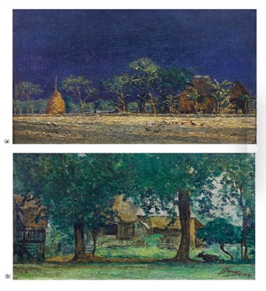 A.) Balintawak At Night B.) Houses In Balintawak - view 1