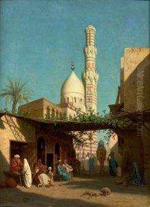 Une Rue Au Caire, Le Minaret