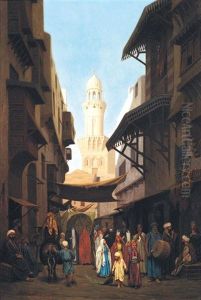 Cortege Nuptial, Lecaire by Louis Emile Pinel De Grandchamp