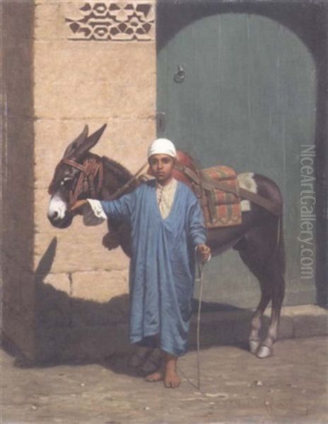 Enfant Et Son Ane - view 1