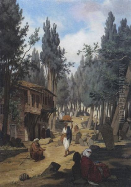 Cimetiere D'eyup A Constantinople - view 1