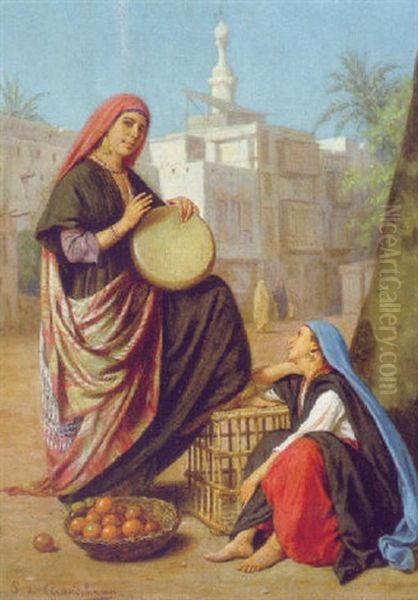 The Tambourine Player - view 1