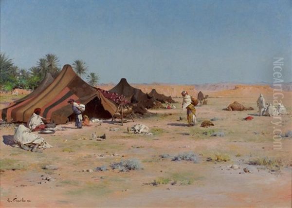 Campement De Nomades, Pres De Biskra - view 1