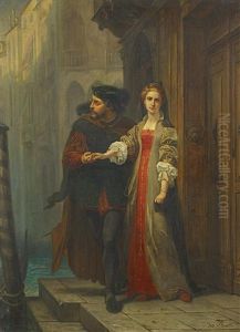 Szene Aus Dem "kaufmann Von Venedig"