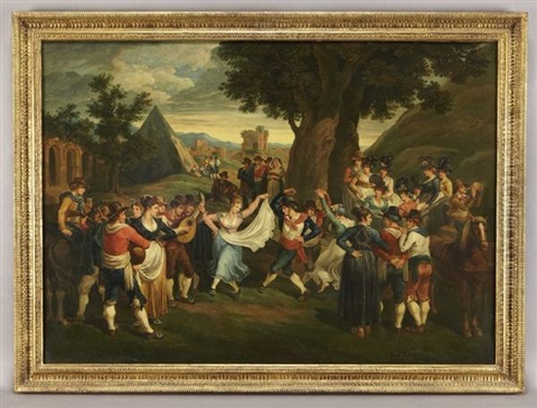 Fiesta In Italy (italian Peasant Scene) - view 1