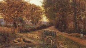 Paisaje Con Puente by Jose Pinelo Llull