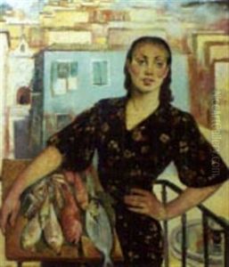 La Poissonniere Italienne, Giuseppina by Jean Robert Pinet