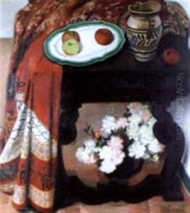 Nature Morte A La Table Italienne by Jean Robert Pinet