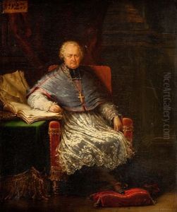 Portret Jeana-louisa Lefebvre De Cheverusa Arcybiskupa Bourdeaux