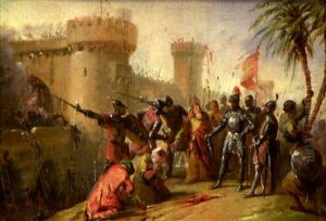 Combat Sous Les Murs D'antioche - Prise D'albare En 1098 (study) by Edouard Pingret