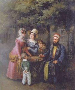 A Visit To The Artist by Edouard Pingret