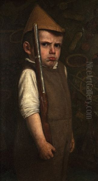 Boy With Gun - view 1