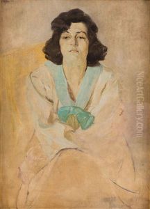 Portrait Of A Woman by Ignacy Pinkas