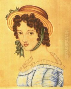 Portrait Of Emily Eastlake by Eunice Pinney