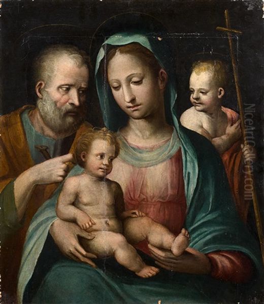 La Sainte Famille Avec Saint Jean-baptiste - view 1