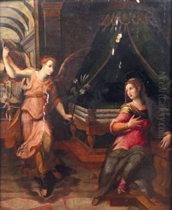 L'annonciation by Marco da Siena Pino
