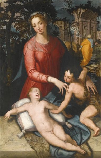 The Holy Family With The Infant Saint John The Baptist - view 1