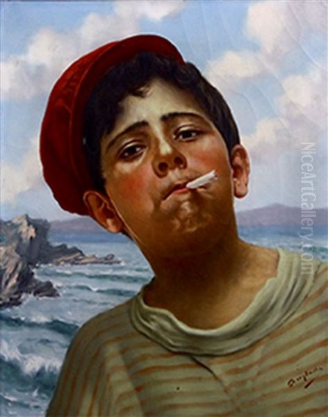 Portrait D'un Jeune Homme A La Cigarette - view 1
