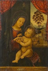 The Madonna And Child by Bernardino di Betto (Pinturicchio)