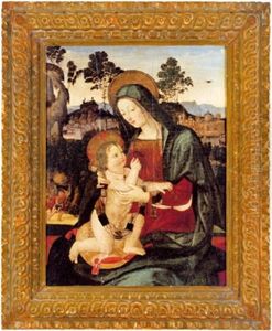 Madonna Mit Kind, Madonna Con Il Bambino by Bernardino di Betto (Pinturicchio)