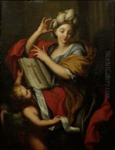 The Epirotica Or Cimmerian Sibyl by Anton Maria Piola