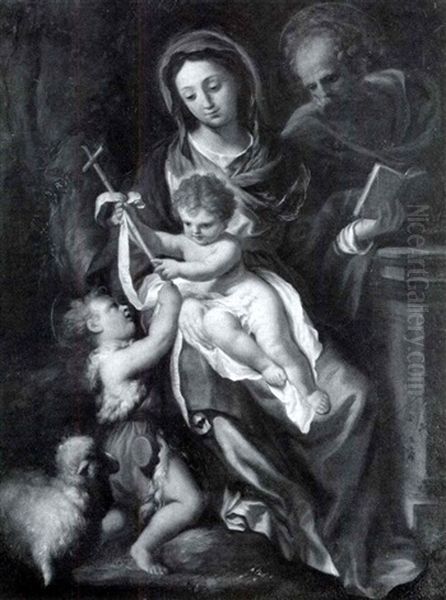 The Holy Family With The Infant Saint John The Baptist - view 1