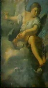 Deux Anges Sur Fond De Ciel Deux Anges Sur Fond De Ciel